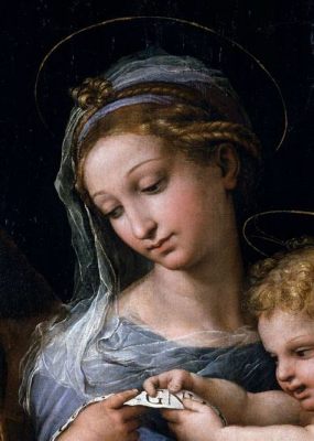 “La Madonna della Rosa” Una Visione Luminosa e Simbolica di Amore Materno!